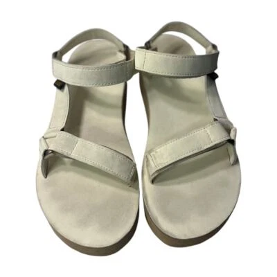 Sandalias para mujer TEVA Platform Universal Up cuero blanco cisne talla 10  Foto 1 de 4