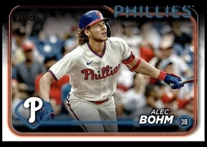 2024 Topps Series 1 Base 266 Alec Bohm, Philadelphia Phillies - Picture 1 of 2