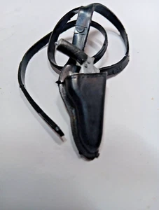 VINTAGE GI JOE 1970s ADVENTURE TEAM BLACK SHOULDER HOLSTER  HASBRO - Picture 1 of 7
