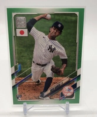 2021 Topps Japan Edition Deivi Garcia RC #212 Jade Green /75 - Image 1 of 2