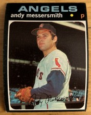 1971 Topps Andy Messersmith Baseball Card #15 Angels Pitcher Low-Grade O/C