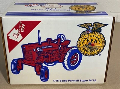ERTL Farmall Super M-TA Tractor Pennsylvania 1994 FFA Edition  1/16 New in Box  - Image 1 of 4