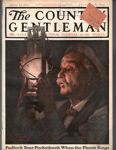 1921 Country Gentleman April 23 - Norman Rockwell; Albert Payson Terhune Collie - Picture 1 of 1