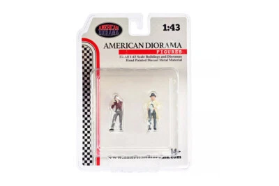 Conjunto de bonecos Race Day escala 3 1:43 American Diorama 1,5" altura 38361 - Imagem 1 de 2