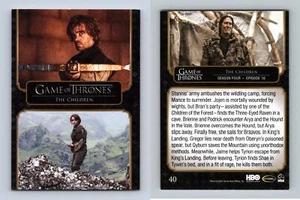 The Children #40 Game Of Thrones Complete Series 2020 Rittenhouse Card - Picture 1 of 1