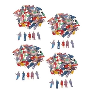 200x Plastica HO 1:87 Peoples Passenger Sandtable Parcheggio Strada Scenario - Foto 1 di 5