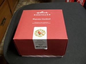 Hallmark Keepsake Ornament 2019 Majestic Cardinal Red Bird On Gold Beauty of Bir - Picture 1 of 3