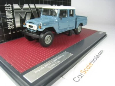 TOYOTA LAND CRUISER CREW CAB (HJ45) 1979 1/43 MATRIX (BLUE GREY) - Imagen 1 de 3