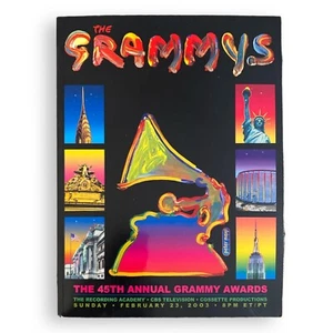 2003 45th Annual Grammy Awards Program book Eminem Peter Max Cover art - Picture 1 of 3
