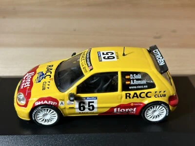 CITROEN SAXO S1600 #65 D.SOLA-A.ROMANI RALLY CATALUNYA 2002 IXO ALTAYA 1:43 - Immagine 1 di 4
