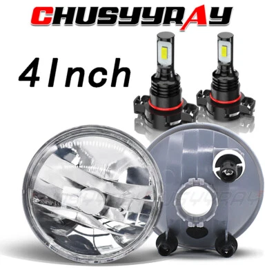 For 2007-2014 Chevy Tahoe Suburban GMC Yukon XL 1500 Chrome LED Fog Lights - Image 1 of 4