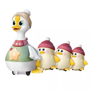 1set Duck Family Walking Duck Toy With Baby Ducks Interactive Toddler Music Gift - Picture 1 of 8