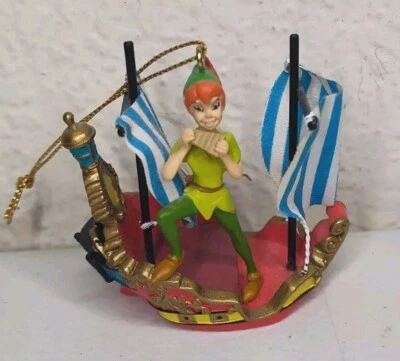 Disney Four Parks One World Peter Pan's Flight Ride Storybook Ornament Rare - Image 1 of 4
