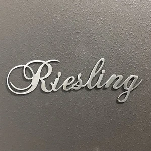Riesling Metal Art Skilwerx 9 X 4 Wine 25 - Picture 1 of 2