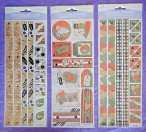 Miss Elizabeth's Embossed Stickers - 3 Acid Free Sheets - Picture 1 of 2