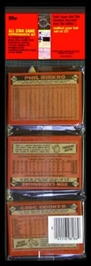 1986 Topps Baseball Rack Pack - EDDIE MURRAY ALL-STAR ON TOP; PHIL NIEKRO BACK!! - Picture 1 of 1
