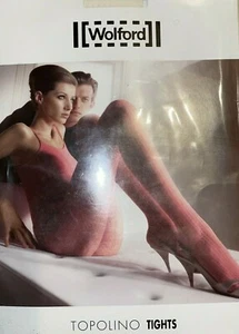 Wolford Topolino Tights Color: Ecrue Size: Extra Small 14326 - Picture 1 of 4