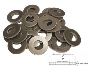 50 Rondelle in Gomma, Anello Guarnizione Distanziale, 2" OD x 1" ID x 1/8" - Foto 1 di 1