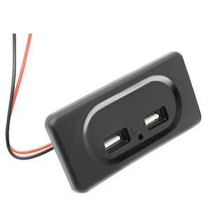 12V-24V Dual USB PD QC3.0 Car Boat RV Fast Charger Socket LED Power Outlet Panel - Picture 1 of 17