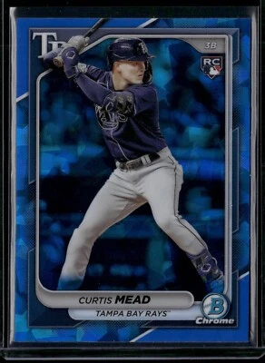 2024 Bowman Chrome Sapphire Edition - #49 Curtis Mead (RC) - Image 1 of 2