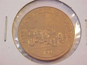 1968 Franklin Mint Gedenkauto Medaille 1905 Apperson Model B Tourer - Bild 1 von 2