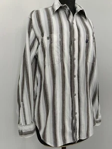 Kansai Yamamoto JEANS corduroy striped L shirt - Picture 1 of 15