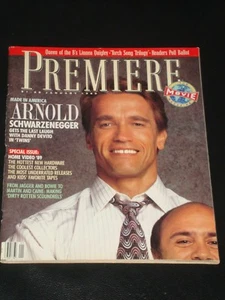 PREMIERE magazine 1989, Arnold Schwarzenegger, Danny DeVito, David Bowie, RARE - Picture 1 of 1