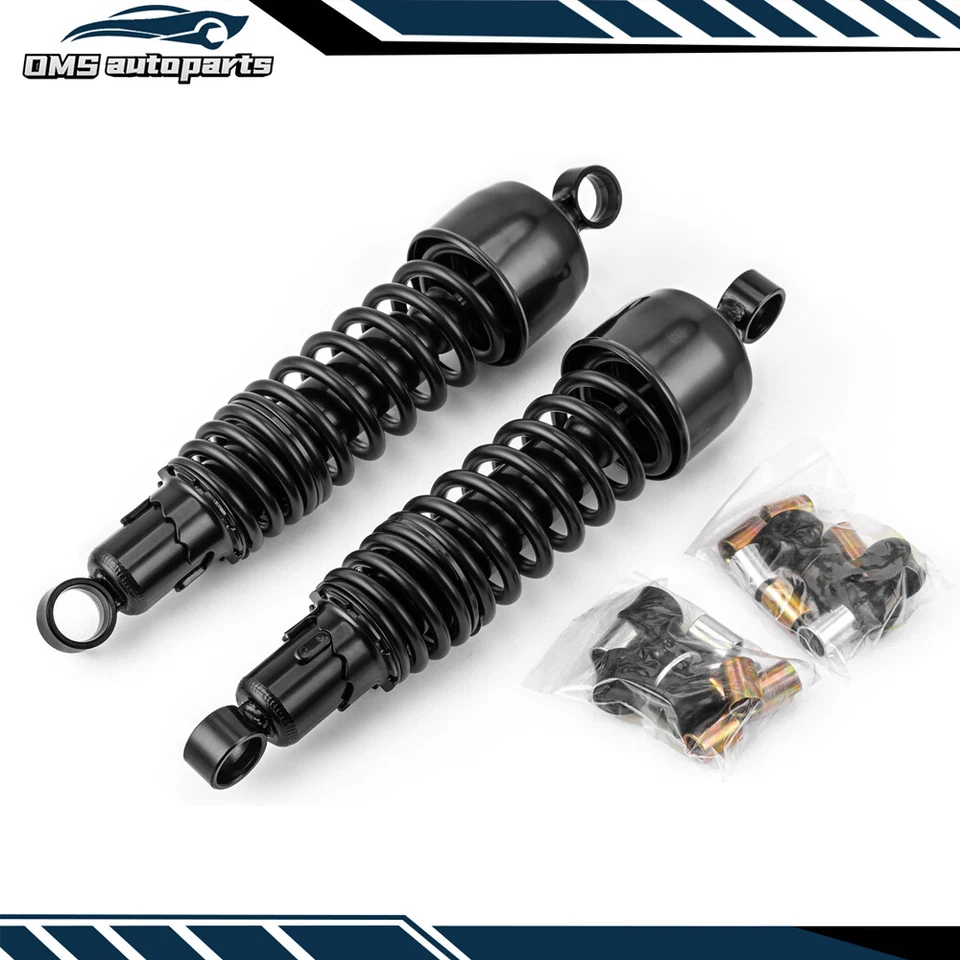 Amortiguadores traseros de 13" de alta resistencia con juego de resortes para Harley Sportster XL 883 1200 hierro Foto 1 de 4
