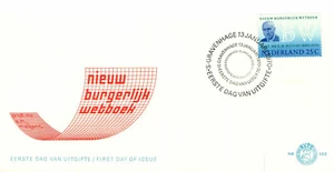 (20431) Netherlands FDC Civil Code 1970 - Picture 1 of 1