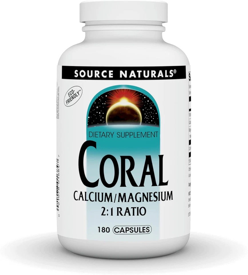 Cálcio/magnésio coral proporção 2:1 - 180 cápsulas - Imagem 1 de 1