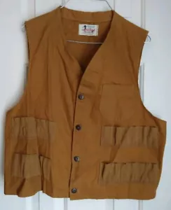 Vintage Canvasback Hunting Vest Tan Canvas Shotgun Upland Bird Hunting - Picture 1 of 9