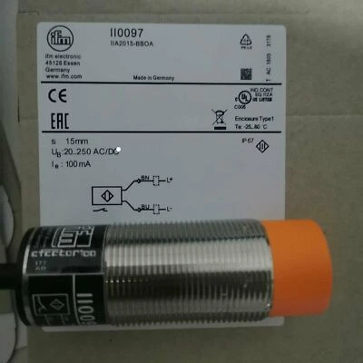 IFM II0097 Proximity Switch 20...250 AC/DC New ⊕IK - Image 1 of 3