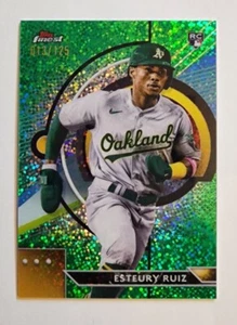 /125 Esteury Ruiz /OF Athletics RC | 2023 Green Speckle Refractor Rookie #97 - Picture 1 of 7