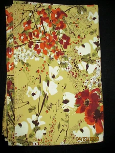 VT VERA NEUMANN tABLECLOTH OBLONG 48X72''FALL BRANCH HARVEST FLORAL MULTI COLOR - Picture 1 of 5