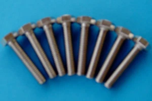 8 M6 X 30mm HEX HEAD BOLT STAINLESS STEEL A2-70 SET SCREW HEXAGON HD GRADE 304 - Picture 1 of 1