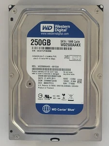 WD2500AAKX-001CA0, EHNNNT2AHB, 21 APR 2011, Western Digital 250Gb 3.5" Sata HDD - Picture 1 of 2