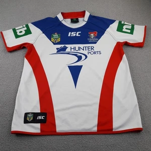 Newcastle Knights Rugby Shirt Mens Large ISC Adult Jersey Top Adult L - Picture 1 of 12