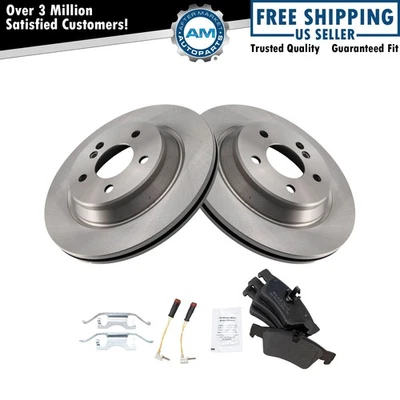 Kit de pastillas de freno trasero y rotor para Mercedes-Benz CL500 2003-2006 S430 S500 2003 Foto 1 de 4
