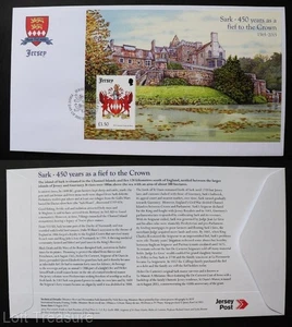 Jersey Stamps "Sark-450 Years Fief to the Crown" First Day Cover £1.50 M/S 2015 - Picture 1 of 3