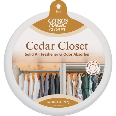 Ambientador sólido Citrus Magic Cedar Closet con aceite de cedro natural 8 ozs nuevo Foto 1 de 4