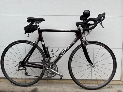 Bicicleta de triatlón de ciencia Kestrel 200 de colección años 90 una pieza grafito Velomax Ascent PR 1.0 Foto 1 de 4