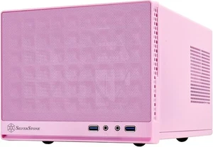 SilverStone Technology Ultra Small Form Factor Computer Case Mini-ITX in Pink - Picture 1 of 9