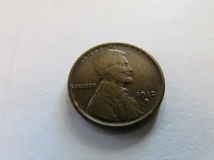 1912 S Lincoln Wheat Cent Copper Penny San Francisco Mint Better Date Coin 1c - Picture 1 of 7