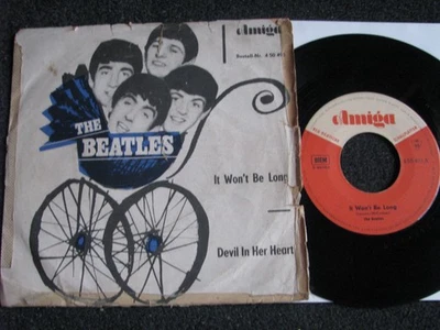 Amiga 450 493-The Beatles-It won´t be long 7" Vinyl-1965 DDR East Germany - Bild 1 von 3