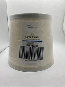 Mainstays - Small Taupe Lamp Shade - 6 in Top W x 7.5 In Bottom W x 7 In H - Picture 1 of 5