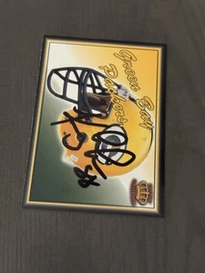 1995 Pacific Prisms Team Helmets #11 KEITH JACKSON Auto HAND SIGNED Autographed - Picture 1 of 2