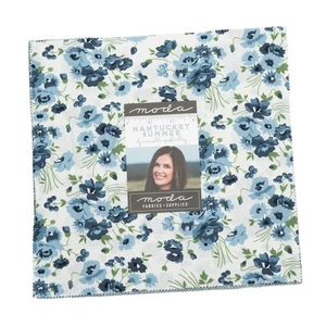 Moda Quilting Sewing Patchwork Nantucket Summer Layer Cake 10 Inch Fabrics - Picture 1 of 5
