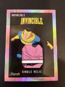 🔥 Invincible Keepsake 2025 Single Relic 450 Silberfolie mit Gesicht auf Relikt 🔥 - Bild 1 von 2