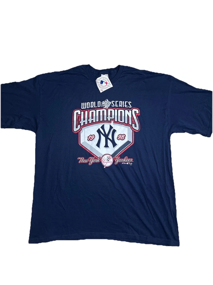 Camiseta De Colección 1998 New York Yankees Campeones Serie Mundial XXXL Hecha en Estados Unidos Rara Foto 1 de 4