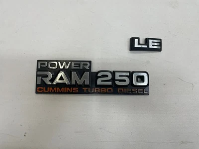 Power Ram 250 primeira geração Cummins Dodge Emblem D250 W250 - Imagem 1 de 3